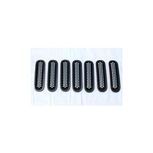 SK-Import Grill Trim Black ABS Plastic Jeep Wrangler