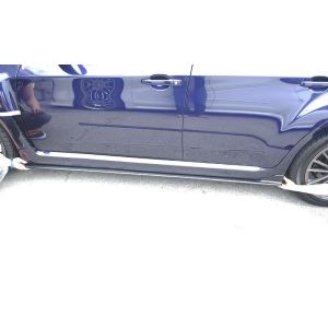 PU Design Side Skirts STI S206 Style Bottom Line Black Polyurethane Subaru Impreza