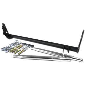 SK-Import Front Traction Bar Black - Silver Stainless Steel Honda Civic,CRX