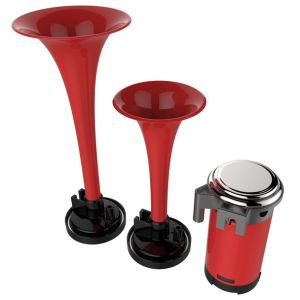 SK-Import Air Horn Red 76mm ABS Plastic