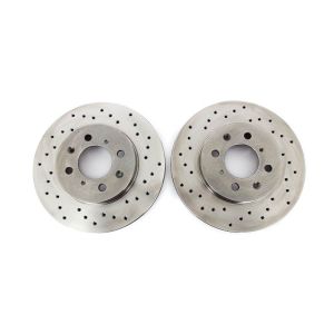 BrakeMax Front Brake Discs Sport Drilled 300mm Honda Civic,Integra