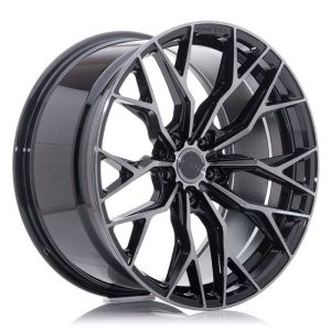 Concaver CVR1 Wheels 20 Inch 8.5J ET20-45 Custom PCD Performance Concave Flow Form Double Tinted Black