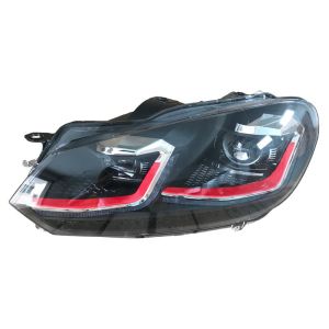 SK-Import Headlights 7.5 Style Black Housing Volkswagen Golf