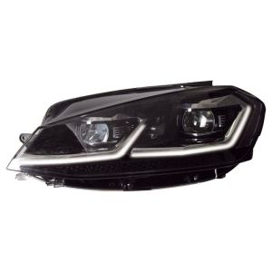 SK-Import Headlights Black Housing Volkswagen Golf Facelift