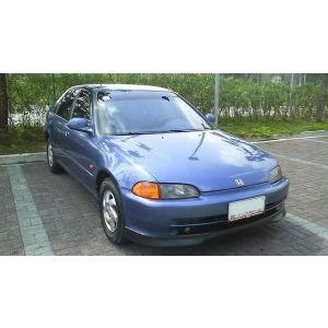 PU Design Front Bumper Lip Type R Style Black Polyurethane Honda Civic