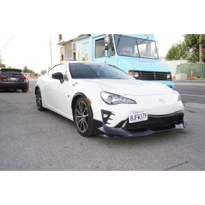 ABS Dynamics Front Bumper Lip T Style Black ABS Plastic Toyota GT86 Facelift