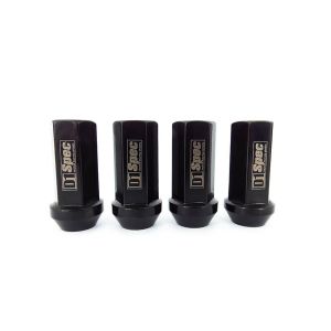 D1 Spec Wheel Nuts Set Black Steel M12x1.5