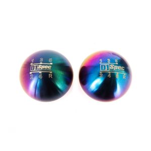 D1 Spec Shift Knob Round Neo Chrome Steel