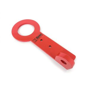 D1 Spec Front and Rear Tow Hooks Red Aluminium