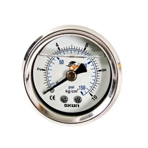 D1 Spec Fuel Pressure Gauge White