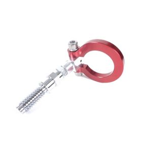 D1 Spec Front Tow Hooks Red Aluminium BMW 3-serie