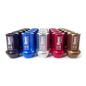 D1 Spec Wheel Nuts Short 21mm M12x1,5 Aluminum 