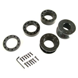 D1 Spec Steering Hub Extender Black Aluminium