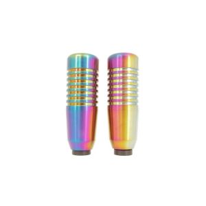 D1 Spec Shift Knob Mugen Style Neo Chrome Steel