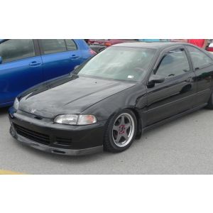 PU Design Front Bumper Lip BackYard Special Style Black Polyurethane Honda Civic