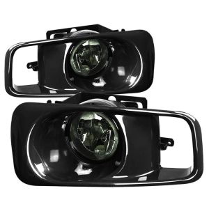 SK-Import Smoke OEM Style Chrome Housing Smoke Lens Honda Civic Facelift 1999-2001 Phase 2
