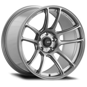 König Heliogram Wheels 18 Inch 9.5J ET35 5x112 Flow Form Titanium Metallic