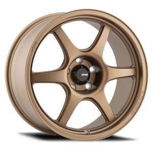 König Hexaform Wheels 15 Inch 8J ET25 4x100 Flow Form Flat Bronze