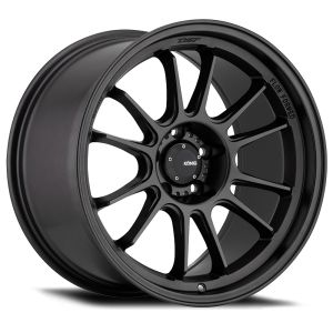 König Hypergram Wheels 18 Inch 9.5J ET55 5x114.3 Flow Form Flat Black