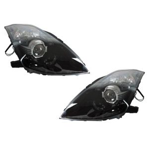 DEPO Headlights JDM Style Black Housing Nissan 350Z