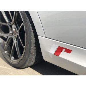 JR-Wheels Sticker Big Full Color JR Wheels Red White