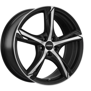 Ronal R62 Wheels 19 Inch 8J ET40 5x114.3 Jet Black Matt Front Cut