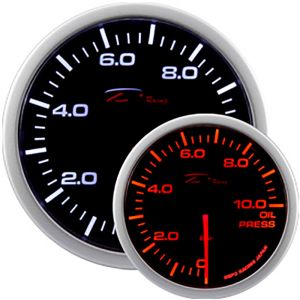 Depo Racing Gauge WA Series Black 52mm Oil Pressure