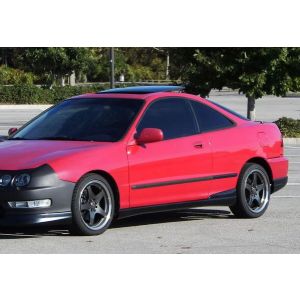 SK-Import Side Skirts Type R Style Black ABS Plastic Honda Integra