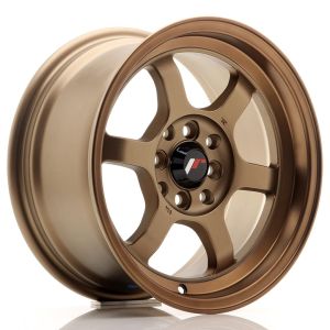 JR-Wheels JR12 Wheels 15 Inch 7.5J ET26 4x100,4x114.3 Dark Anodized Bronze