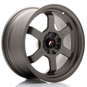 JR-Wheels JR12 Wheels 16 Inch 8J ET15 4x100,4x114.3 Flat Bronze