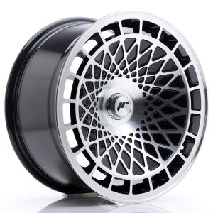 JR-Wheels JR14 Wheels 17 Inch 8.5J ET15 Custom PCD Gloss Black Machined Face