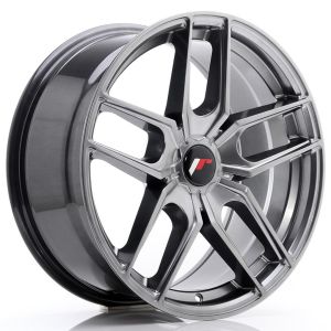JR-Wheels JR25 Wheels 18 Inch 8.5J ET20-40 Custom PCD Hyper Black