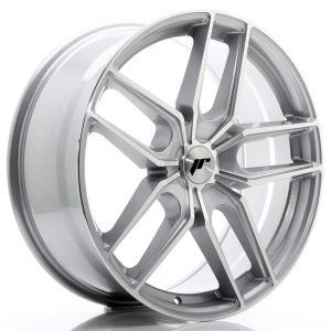 JR-Wheels JR25 Wheels 20 Inch 8.5J ET20-40 Custom PCD Silver Machined Face