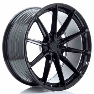 JR-Wheels JR37 Wheels 21 Inch 10J ET10-41 Custom PCD Flow Form Gloss Black