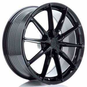 JR-Wheels JR37 Wheels 21 Inch 9J ET10-52 Custom PCD Flow Form Gloss Black