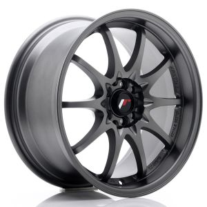 JR-Wheels JR5 Wheels 17 Inch 8.5J ET35 5x100,5x114.3 Flat Gun Metal