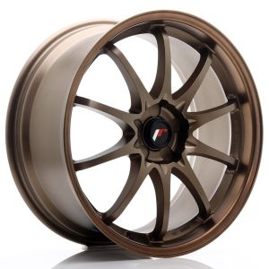 JR-Wheels JR5 Wheels 19 Inch 8.5J ET43 Custom PCD Dark Anodized Bronze
