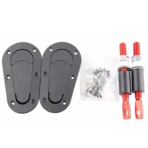 SK-Import Hood Pins Without lock Black Plastic