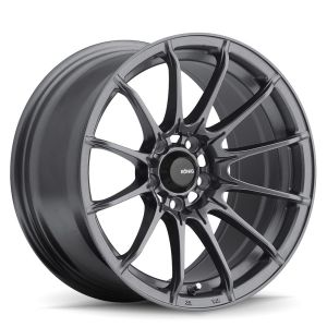 König Dial In Wheels 15 Inch 9J ET35 4x100 Flow Form Flat Grey