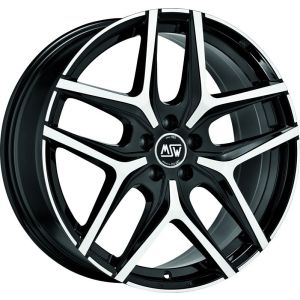 MSW MSW 40 Wheels 20 Inch 8.5J ET30 5x112 Gloss Black Machined