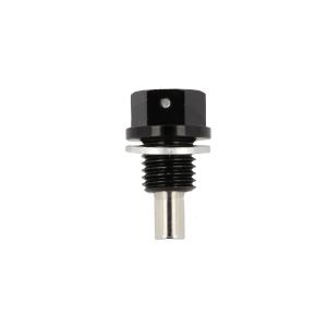 QSP Magnetic Oil Drain Plug Black Aluminum
