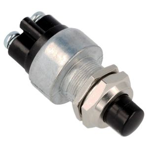 QSP Start Button Heavy Duty Black 15.5mm