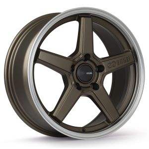 Enkei Quasar Wheels 18 Inch 8J ET35 5x114.3 Flat Bronze Machined Lip