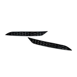 Acexxon Rear Reflector Insert Honeycomb Style Gloss Black Plastic BMW 2-serie