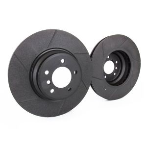 Rotinger Front Brake Discs Graphite Line T1 Sport Slotted Black 257mm Mazda MX-5