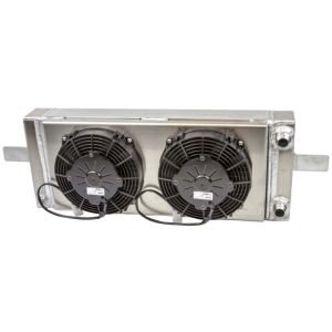 Speedfactory Radiator With Shroud And Fans Silver Aluminum Honda Civic,CRX,Del Sol