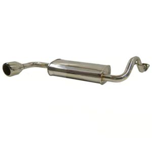 SRS Rear Muffler Single SS Conical Flange 61mm Stainless Steel Honda Civic,CRX