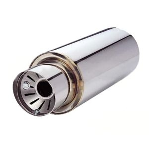 SRS Rear Universal Muffler G55 61mm Stainless Steel