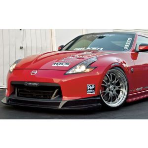 PU Design Front Bumper Lip Nismo Style Black Polyurethane Nissan 370Z Pre Facelift
