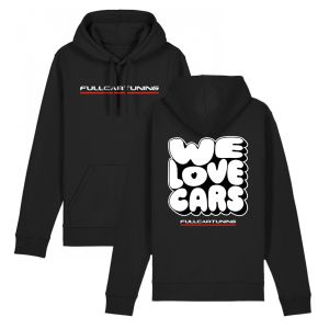 Fullcartuning Hoodie We Love Cars Black